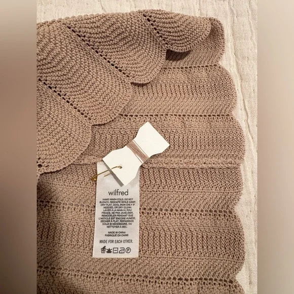 NWT Aritzia Wilfred Knit Halter Top - Picture 8 of 9